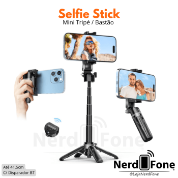 TRIPÉ SELFIE BLUETOOTH (BT) 415MM PEINING