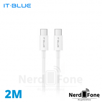 CABO USB-C x USB-C 2M 3A IT-BLUE