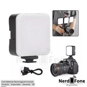 LUZ DE PREENCHIMENTO LED P/ VIDEO