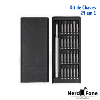 KIT CHAVES DE PONTAS ESPECIAIS 24 EM 1