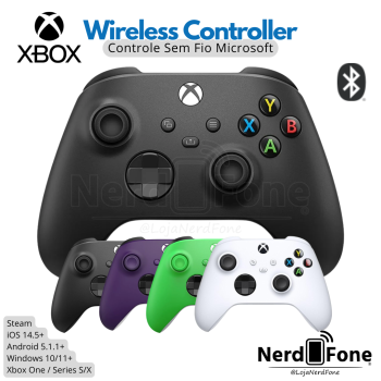 CONTROLE SEM FIO XBOX MICROSOFT;