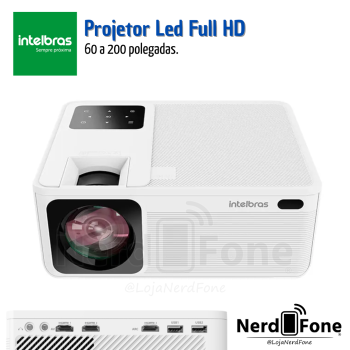 PROJETOR FULL HD 5200 LUMENS; PFL5211 INTELBRAS