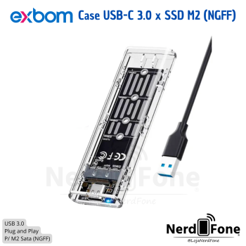 CASE USB-C 3.0 x SSD M2 (NGFF) EXBOM
