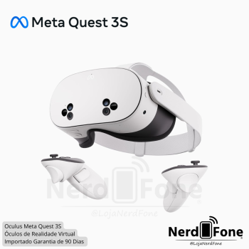 ÓCULUS META QUEST 3S 128GB; REALIDADE VIRTUAL