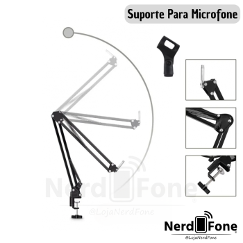 SUPORTE KP ARTICULÁVEL P/ MICROFONE