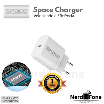 CARREGADOR DE PAREDE ORBIT SPACE USB-C