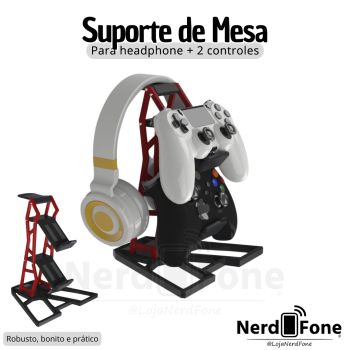 SUPORTE P/ HEADSET + CONTROLE