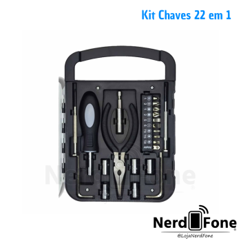 KIT DE FERRAMENTAS 22 EM 1 PEÇAS