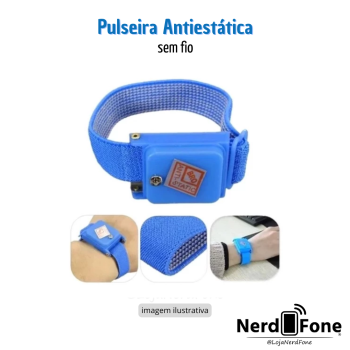 PULSEIRA ANTIESTÁTICA SEM FIO