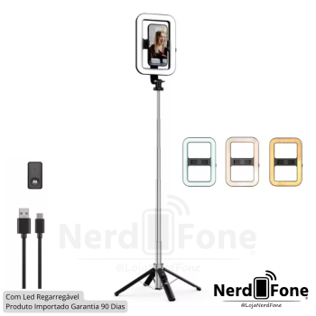 RING LIGHT PORTATIL RETRATIL 360