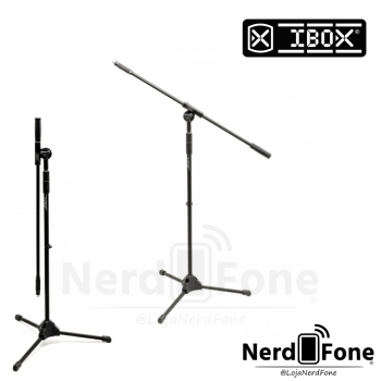 SUPORTE P/ MICROFONE GIRAFA IBOX