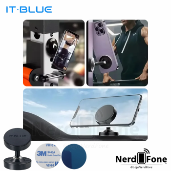 SUPORTE UNIVERSAL MAGNÉTICO IT-BLUE