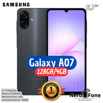 APARELHO CELULAR SAMSUNG GALAXY; A07 4G