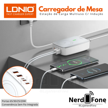 ESTAÇÃO DE CARGA MULTIUSO 140W LDNIO; 65/30/25/20W