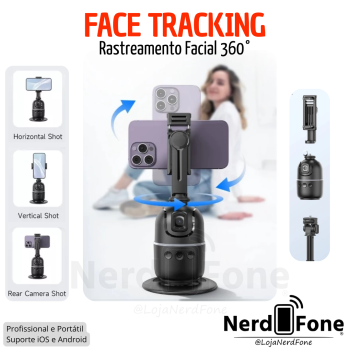 SUPORTE COM RASTREAMENTO FACIAL 360° PEINING