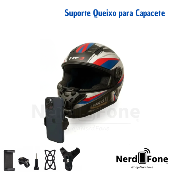 SUPORTE QUEIXO PARA CAPACETE