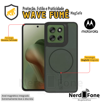 CAPA GSHIELD MAGSAFE WAVE FUMÊ; P/ MOTOROLA