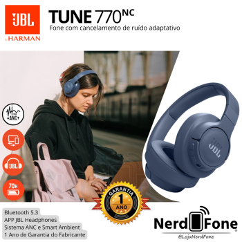 HEADPHONE JBL TUNE 770NC ANC BT BLU