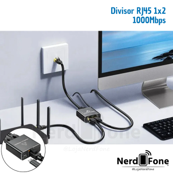 SPLITTER RJ45 1X2 100/1000MBPS