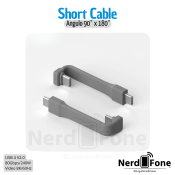 CABO USB-C 4 80G 90°/180° HAGIBIS