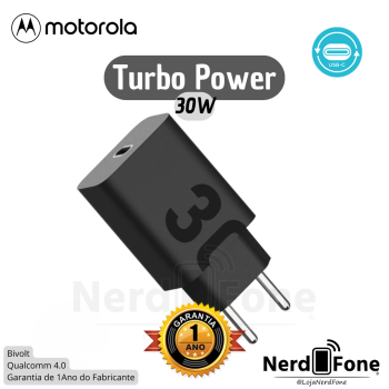 FONTE CARREGADOR MOTOROLA TURBO POWER PD 30W