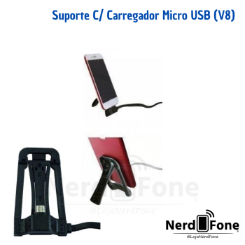 SUPORTE CARREGADOR MICRO USB (V8)