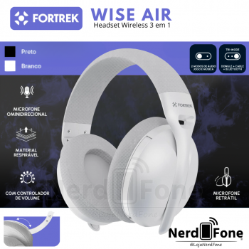 HEADSET WIRELESS FORTREK WISE AIR BR; TRIMODE