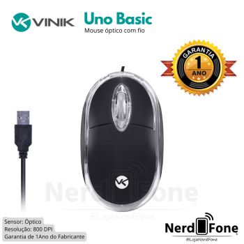MOUSE USB UNO BASIC 800DPI VINIK