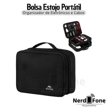 ORGANIZADOR DE ELETRÔNICOS E CABOS MATEIN