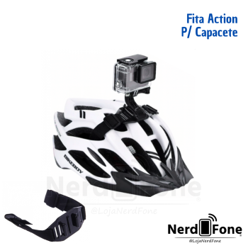FITA DE CAPACETE P/ ACTION CAM