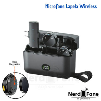 MICROFONE LAPELA MICRO DUAL C/ CASE