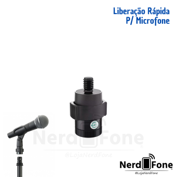 ADAPTADOR DE LIBERAÇÃO RÁPIDA P/ MICROFONE