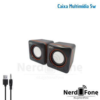 CAIXA DE SOM 6W P/ COMPUTADOR KNUP