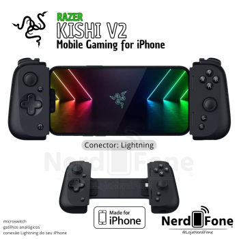 CONTROLE PARA IPHONE; RAZER KISHI V2
