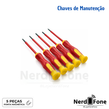 KIT DE CHAVES DE PRECISÃO 5 PEÇAS