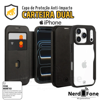 CAPA GSHIELD CARTEIRA DUAL; P/ IPHONE