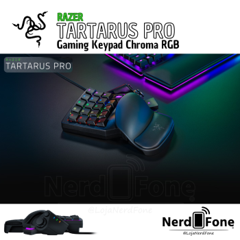 TECLADO RAZER GAMER TARTARUS PRO PRETO