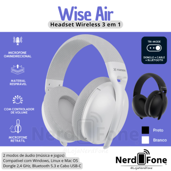 HEADSET WIRELESS FK WISE AIR; TRIMODE