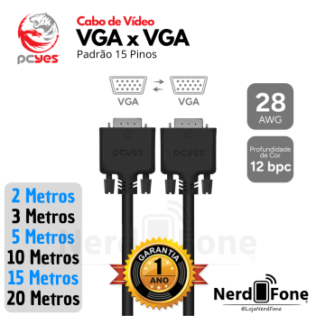 CABO DE VÍDEO VGA x VGA PCYES