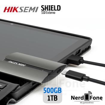 SSD EXTERNO SHIELD HIKSEMI; UP TO 560MB/S