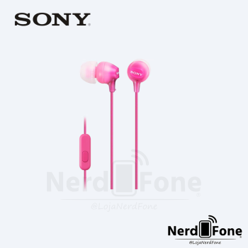 FONE DE OUVIDO P2 INTRA AURICULAR SONY ROSA