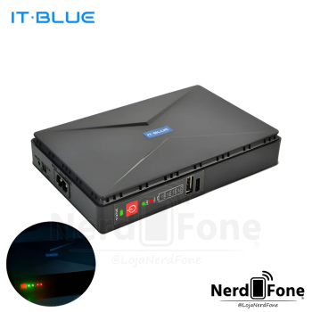 FONTE MINI UPS NOBREAK 10.400MAH 18W BIVOLT