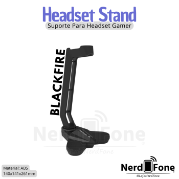 SUPORTE P/ HEADSET FK BLACKFIRE