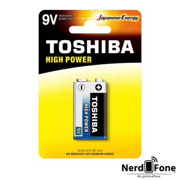 BATERIA ALCALINA 9V TOSHIBA