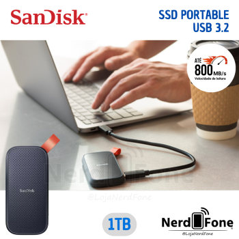 SSD EXTERNO SANDISK PORTABLE USB 3.2
