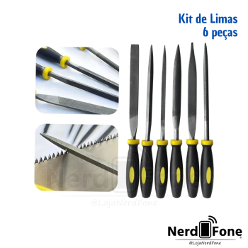 JOGO DE LIMAS 06 PEÇAS