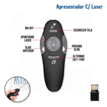 APRESENTADOR C/ LASER STANDARD