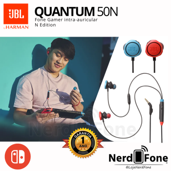 FONE C/ FIO JBL QUANTUM 50N PRETO