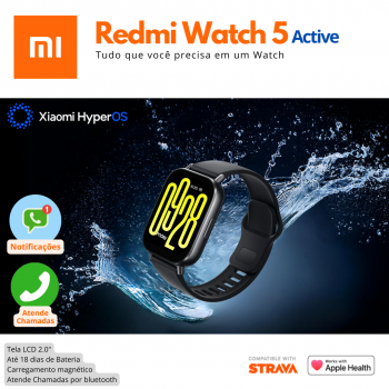 SMARTWATCH XIAOMI REDMI WATCH 5 ACTIVE / BLACK