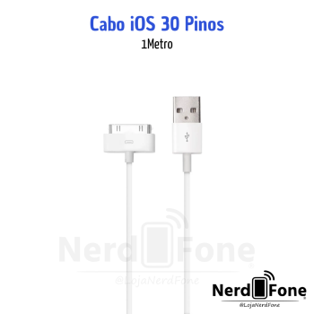 CABO USB  30 PINOS P/ IPAD 2/3 / IPHONE 4/4S